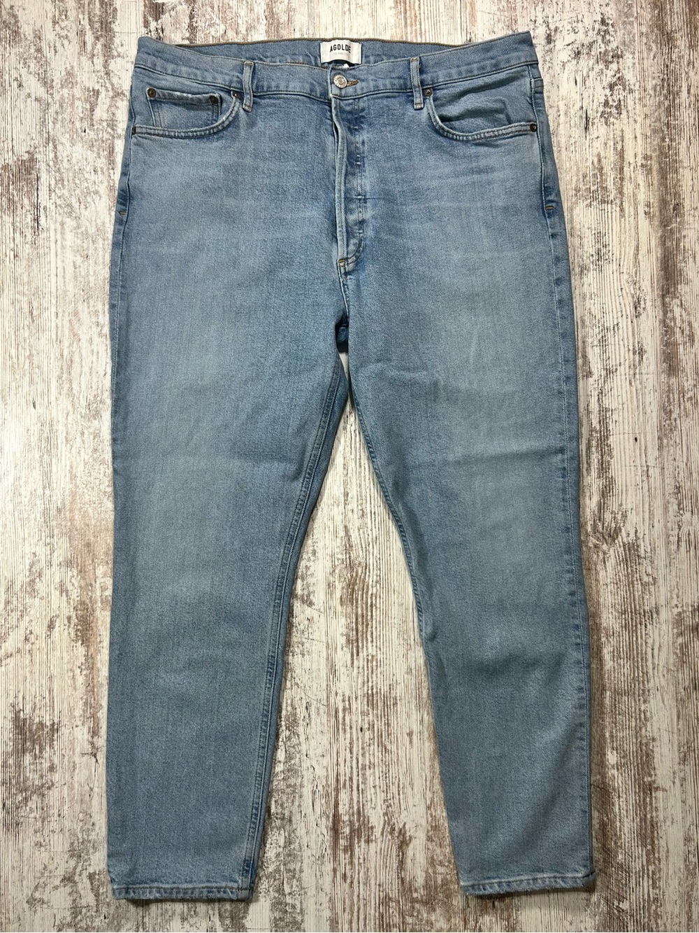 Womenβs Agolde Nico High Rise Slim ankle jeans size 34 button fly